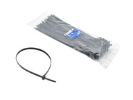 Čierne nylonové sťahovacie pásky 300x7,6 mm UV 100s Čierne nylonové sťahovacie pásky 300x7,6 mm UV 100s