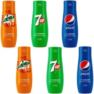 SODASTREAM Sada sirupov 2x PEPSI 2 MIRINDA 2x7UP SODASTREAM Sada sirupov 2x PEPSI 2 MIRINDA 2x7UP