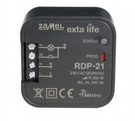 Rádiový prijímač EXTA LIFE, 1-kanálový vstavaný stmievač RDP-21 ZAMEL Rádiový prijímač EXTA LIFE, 1-kanálový vstavaný stmievač RDP-21 ZAMEL