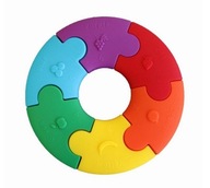 Zmyslové puzzle s dúhovým kruhom Jellystone Design