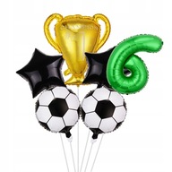 Sada balónov k šiestym 6. narodeninám futbalového futbalového pohára