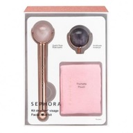 Sephora SET masážny valček na tvár quartz + ametyst + Púzdro Sephora SET masážny valček na tvár quartz + ametyst + Púzdro