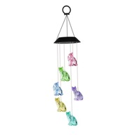 Creative Cat Solar Wind Chime Wind Bell LED Creative Cat Solar Wind Chime Wind Bell LED