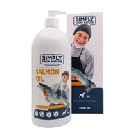 Jednoducho olej z lososa oleja 1000 ml posilňuje imunitu psov a mačiek Jednoducho olej z lososa oleja 1000 ml posilňuje imunitu psov a mačiek