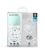 Suavinex Set Bottle 270ml + cumlík + klip na cumlík Suavinex Set Bottle 270ml + cumlík + klip na cumlík