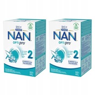 NESTLE NAN OPTIPRO 2 následné mlieko 2x650g NESTLE NAN OPTIPRO 2 následné mlieko 2x650g