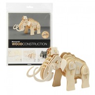 DREVENÉ 3D PUZZLE DIY MODELOVANIE - MAMMUT