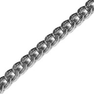 8mm leštená strieborná retiazka 8mm leštená strieborná retiazka