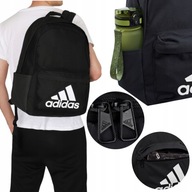 Klasický batoh Adidas Urban Sports School v čiernej farbe s bielym logom Klasický batoh Adidas Urban Sports School v čiernej farbe s bielym logom