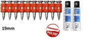 19mm klince do betónu/oceľ+2 gázy na Rawl SC40II 19mm klince do betónu/oceľ+2 gázy na Rawl SC40II
