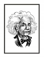 OBRAZOVÝ PLAGÁT V RÁME 33x43 cm Einstein P1401 OBRAZOVÝ PLAGÁT V RÁME 33x43 cm Einstein P1401