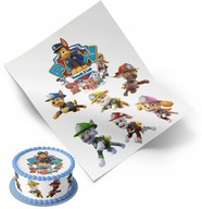 PAW PATROL Cake Cukor Tlač Meno + Vek A4 PAW PATROL Cake Cukor Tlač Meno + Vek A4