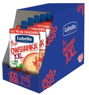 Lubella Oatmeal Mousse XXL banán jahoda 10x170g Lubella Oatmeal Mousse XXL banán jahoda 10x170g