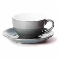 Elegantná šedá súprava šálok s podšálkou 170 ml Elegantná šedá súprava šálok s podšálkou 170 ml
