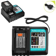 NABÍJAČKA LI-ION BATÉRIE PRE MAKITA DC18RC VÝMENA S LED INDIKÁTOROM NABÍJAČKA LI-ION BATÉRIE PRE MAKITA DC18RC VÝMENA S LED INDIKÁTOROM