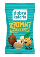 Dobra Calorie Balls Homies ananás a kokos 24g Dobra Calorie Balls Homies ananás a kokos 24g