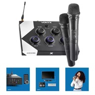2x UHF mikrofón + BT mixážny pult + diaľkové ovládanie Karaoke set 2x UHF mikrofón + BT mixážny pult + diaľkové ovládanie Karaoke set