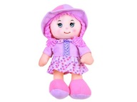 Bábika Zuzia s klobúkom, handrová bábika, 28 cm ZA2654