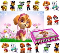SÚPRAVA TLAKOVEJ PATROL SKYE CAKE CAKEES SET + 16 ZNAKOV SÚPRAVA TLAKOVEJ PATROL SKYE CAKE CAKEES SET + 16 ZNAKOV