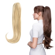 Dlhý chvost so sponou, 70 cm, blond zapínanie #24/613 Dlhý chvost so sponou, 70 cm, blond zapínanie #24/613