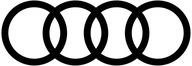 Samolepka s logom AUDI, farba Čierna, rozmer 30X10cm, záruka kvality Samolepka s logom AUDI, farba Čierna, rozmer 30X10cm, záruka kvality