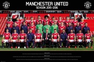 Plagát Manchester United Team 15/16 91,5 x 61 cm