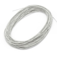 Tvrdé vyšívanie, meď, farba: striebro, 1,25 mm, 18 m/100 g Tvrdé vyšívanie, meď, farba: striebro, 1,25 mm, 18 m/100 g