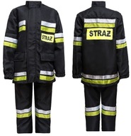 Súprava kostýmov Poľský FIREMAN Hasičský karneval 130/140cm lopta Súprava kostýmov Poľský FIREMAN Hasičský karneval 130/140cm lopta