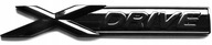 BMW ''xDRIVE'' znak odznaku s nápisom logo čierne