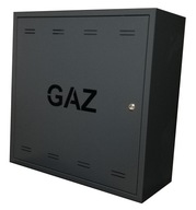 Plynový box 50 X 50 X 25 ANTRACITOVÝ nápis GAZ