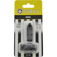 FOX 40 MINI píšťalka so strunou, ČIERNA 9801-008 FOX 40 MINI píšťalka so strunou, ČIERNA 9801-008