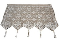 Hotová Zazdrostka 60/200 BOHO Čipkovaná záclona Hotová Zazdrostka 60/200 BOHO Čipkovaná záclona