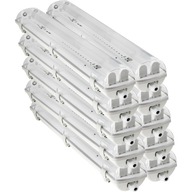 10x svietidlo HERMETIC T8 G13 pre LED 2x60cm SLIM