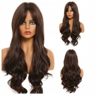 Parochňa hnedé vlasy LIKE NATURAL ofina dlhé vlasy vlny Parochňa hnedé vlasy LIKE NATURAL ofina dlhé vlasy vlny