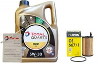 OLEJ Total Quartz INEO ECS 5W30 5L+FiltrOE 667/1