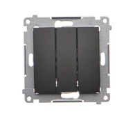 SIMON 54 Triple Switch Svietiaca LED 3x MAT SIMON 54 Triple Switch Svietiaca LED 3x MAT