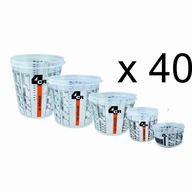 50 x 4CR 7700 Poháre na miešanie farieb 2300 ml 50 x 4CR 7700 Poháre na miešanie farieb 2300 ml