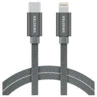 USB-C Lightning nabíjací kábel 2m 3A SWISSTEN USB-C Lightning nabíjací kábel 2m 3A SWISSTEN