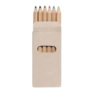 Sada 6 farebných ceruziek farebných ceruziek pre deti
