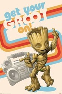 Plagát Guardians of the Galaxy Groot a rádio 61 x 91,5 cm Plagát Guardians of the Galaxy Groot a rádio 61 x 91,5 cm