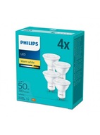 4x GU10 PHILIPS LED žiarovka 4,7W = 50W 2700K 380lm 4x GU10 PHILIPS LED žiarovka 4,7W = 50W 2700K 380lm