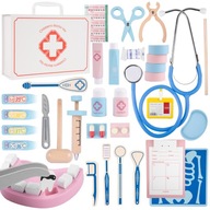 MALÝ DOKTOR DOKTOR SET KUFRIER PRE MALÉHO DOKTORA STETOSKOP DOKTOR DOKTOR MALÝ DOKTOR DOKTOR SET KUFRIER PRE MALÉHO DOKTORA STETOSKOP DOKTOR DOKTOR