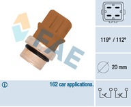 FAE 35580 Teplotný spínač, kontrolka chladiacej kvapaliny FAE 35580 Teplotný spínač, kontrolka chladiacej kvapaliny
