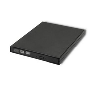 Externý záznamník Qoltec 51858 DVD-RW USB čierny