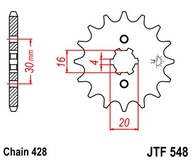 JT JTF548.13 PREDNÉ OZUBENÉ KOLO JT JTF548.13 PREDNÉ OZUBENÉ KOLO