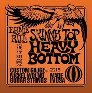 Struny na elektrickú gitaru Ernie Ball 2215. 10-52 Struny na elektrickú gitaru Ernie Ball 2215. 10-52