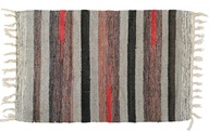 Bavlnený koberec 50x80 Aztec koberček rohožka kilim - sivá zmes