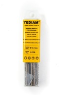 TEDIAM HSS Kobaltové vrtáky do kovu 10,0 mm 10 ks, silné
