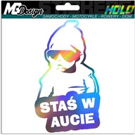 Nálepka na okno STAND ON DECK HOLOGRAM Nálepka na okno STAND ON DECK HOLOGRAM