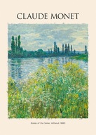 Plagát CLAUDE MONET SEINE BAY 40x50 cm #416 Plagát CLAUDE MONET SEINE BAY 40x50 cm #416
